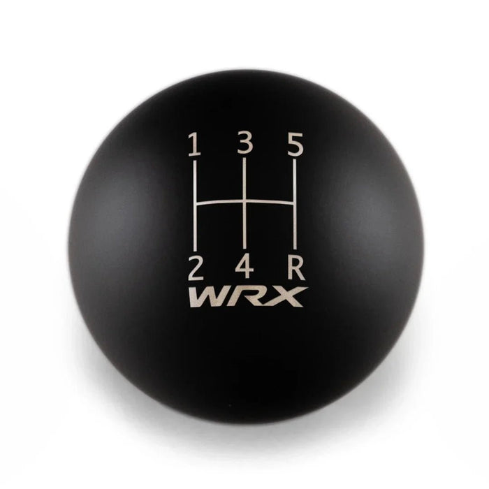 Billetworkz 5 Speed WRX Weighted Stainless Steel Shift Knob Fits Most Subaru Models - BW-KNB-WRX5-WRX5-MBLK-AP - Subimods.com