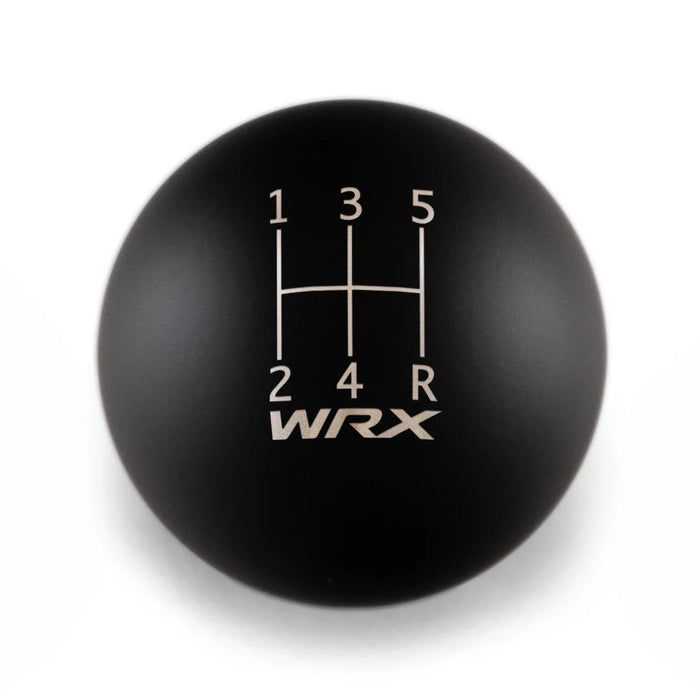 Billetworkz 5 Speed WRX Weighted Stainless Steel Shift Knob Fits Most Subaru Models - BW-KNB-WRX5-WRX5-MBLK-SP - Subimods.com