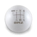 Billetworkz 6 Speed Japanese Engraving Weighted Shift Knob Fits Most Subaru BRZ / GR86 Models - BW-KNB-BRZ2-JPBRZ-GWHT-SP - Subimods.com