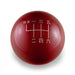 Billetworkz 6 Speed Japanese Weighted Shift Knob Fits Most Subaru BRZ / GR86 Models - Red - BW-KNB-BRZ2-JAP6-CRED-SP - Subimods.com