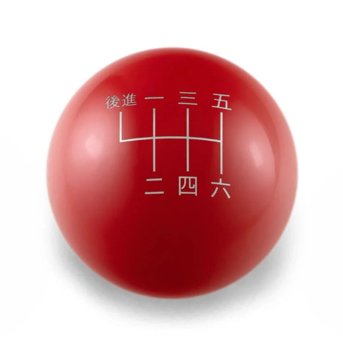 Billetworkz 6 Speed Japanese Weighted Shift Knob Fits Most Subaru BRZ / GR86 Models - Red - BW-KNB-BRZ2-JAP6-GRED-CK - Subimods.com