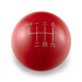 Billetworkz 6 Speed Japanese Weighted Shift Knob Fits Most Subaru BRZ / GR86 Models - Red - BW-KNB-BRZ2-JAP6-GRED-CK - Subimods.com