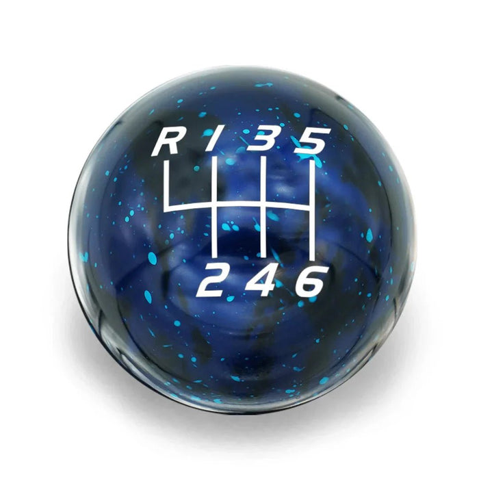 Billetworkz 6 Speed Velocity Cosmic Space Shift Knob Fits Most Subaru BRZ / GR86 Models - BW-KNB-BRZ2-VEL6-BC-AP - Subimods.com