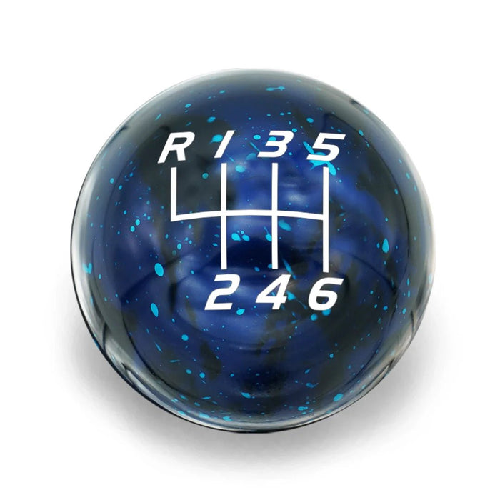 Billetworkz 6 Speed Velocity Cosmic Space Shift Knob Fits Most Subaru BRZ / GR86 Models - BW-KNB-BRZ2-VEL6-BC-SP - Subimods.com
