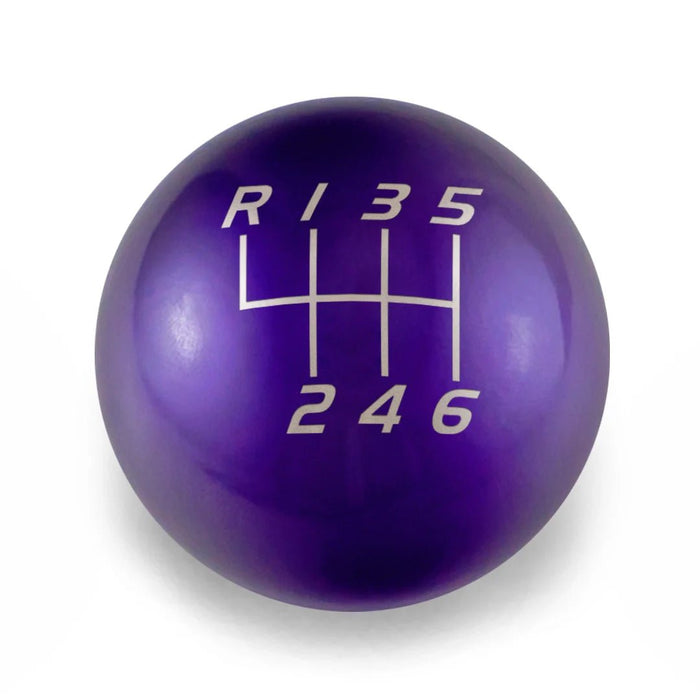 Billetworkz 6 Speed Velocity Engraving Weighted Shift Knob Fits Most Subaru BRZ / GR86 Models - Blue - BW-KNB-BRZ2-VEL6-CPRP-SP - Subimods.com