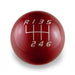Billetworkz 6 Speed Velocity Engraving Weighted Shift Knob Fits Most Subaru BRZ / GR86 Models - Blue - BW-KNB-BRZ2-VEL6-CRED-CK - Subimods.com