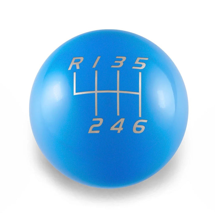 Billetworkz 6 Speed Velocity Engraving Weighted Shift Knob Fits Most Subaru BRZ / GR86 Models - Blue - BW-KNB-BRZ2-VEL6-HYBL-SP - Subimods.com