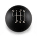 Billetworkz 6 Speed Velocity Engraving Weighted Shift Knob Fits Most Subaru BRZ / GR86 Models - Blue - BW-KNB-BRZ2-VEL6-MBLK-CK - Subimods.com