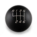 Billetworkz 6 Speed Velocity Engraving Weighted Shift Knob Fits Most Subaru BRZ / GR86 Models - Blue - BW-KNB-BRZ2-VEL6-MBLK-SP - Subimods.com