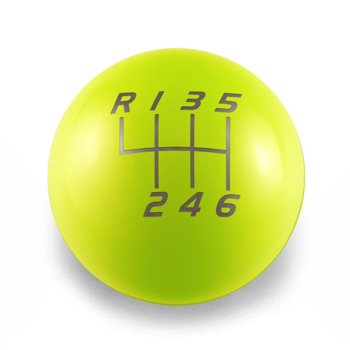 Billetworkz 6 Speed Velocity Engraving Weighted Shift Knob Fits Most Subaru BRZ / GR86 Models - Blue - BW-KNB-BRZ2-VEL6-NYEL-SP - Subimods.com
