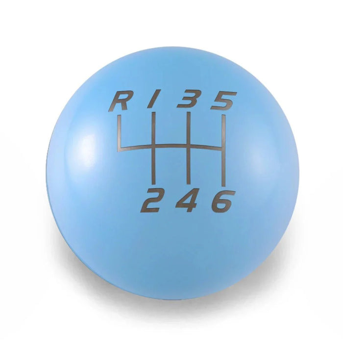 Billetworkz 6 Speed Velocity Engraving Weighted Shift Knob Fits Most Subaru BRZ / GR86 Models - Blue - BW-KNB-BRZ2-VEL6-PBLU-CK - Subimods.com