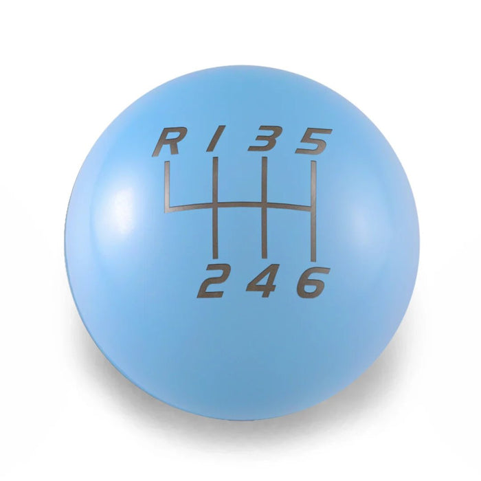 Billetworkz 6 Speed Velocity Engraving Weighted Shift Knob Fits Most Subaru BRZ / GR86 Models - Blue - BW-KNB-BRZ2-VEL6-PBLU-SP - Subimods.com