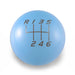 Billetworkz 6 Speed Velocity Engraving Weighted Shift Knob Fits Most Subaru BRZ / GR86 Models - Blue - BW-KNB-BRZ2-VEL6-PBLU-SP - Subimods.com