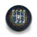 Billetworkz 6 Speed Velocity Engraving Weighted Shift Knob Fits Most Subaru BRZ / GR86 Models - Blue - BW-KNB-BRZ2-VEL6-RBSP-CK - Subimods.com