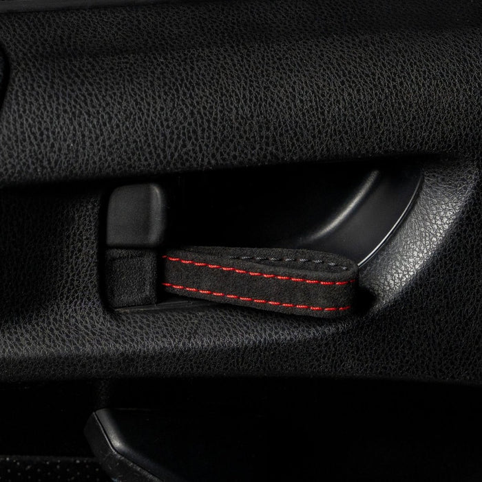 Billetworkz Alcantara Door Pull Strap Kit 2002 - 2007 WRX / 2002 - 2007 STI - BW - DPSK - SUB - GD - BLK - RED - 1 - Subimods.com