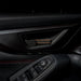 Billetworkz Alcantara Door Pull Strap Kit Pair Black w/ Orange Stitching 2022 - 2025 WRX / 2022 - 2025 BRZ / 2022 - 2025 GR86 / 2018 - 2025 Crosstrek / 2020 - 2025 Outback / 2020 - 2025 Legacy - BW-DPSK-SUB-VB-BLK-ORG-1 - Subimods.com