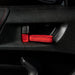 Billetworkz Alcantara Door Pull Strap Kit Pair Red w/ Black Stitching 2008 - 2021 WRX / 2008 - 2021 STI / 2013 - 2021 BRZ / 2013 - 2017 Crosstrek / 2014 - 2018 Forester / 2012 - 2018 Impreza - BW - DPSK - SUB - GRVA - RED - BLK - 1 - Subimods.com