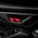 Billetworkz Alcantara Door Pull Strap Kit Pair Red w/ Black Stitching 2022 - 2025 WRX / 2022 - 2025 BRZ / 2022 - 2025 GR86 / 2018 - 2025 Crosstrek / 2020 - 2025 Outback / 2020 - 2025 Legacy - BW - DPSK - SUB - VB - RED - BLK - 1 - Subimods.com