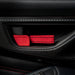 Billetworkz Alcantara Door Pull Strap Kit Pair Red w/ Black Stitching 2022 - 2025 WRX / 2022 - 2025 BRZ / 2022 - 2025 GR86 / 2018 - 2025 Crosstrek / 2020 - 2025 Outback / 2020 - 2025 Legacy - BW - DPSK - SUB - VB - RED - BLK - 1 - Subimods.com