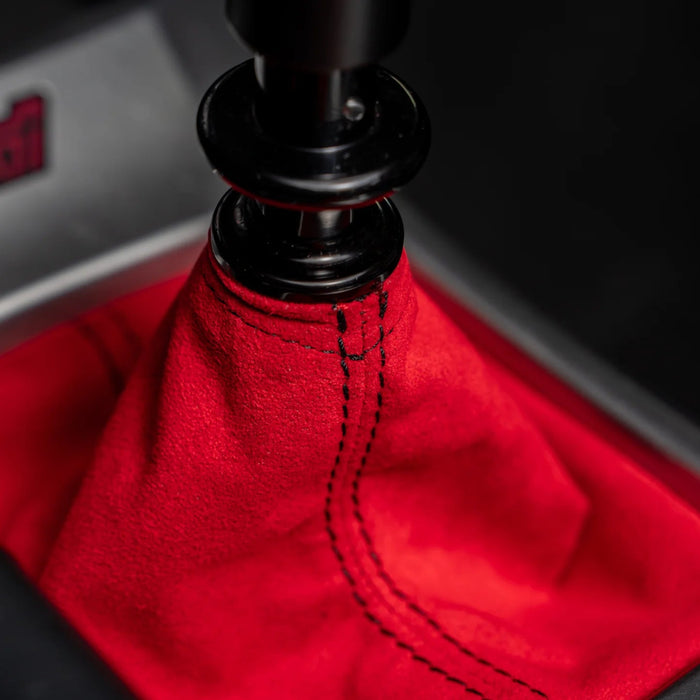 Billetworkz Alcantara Premium Shift Boot 2008 - 2014 STI - BW - SBA - SUB - STIGR - RED - BLK - Subimods.com