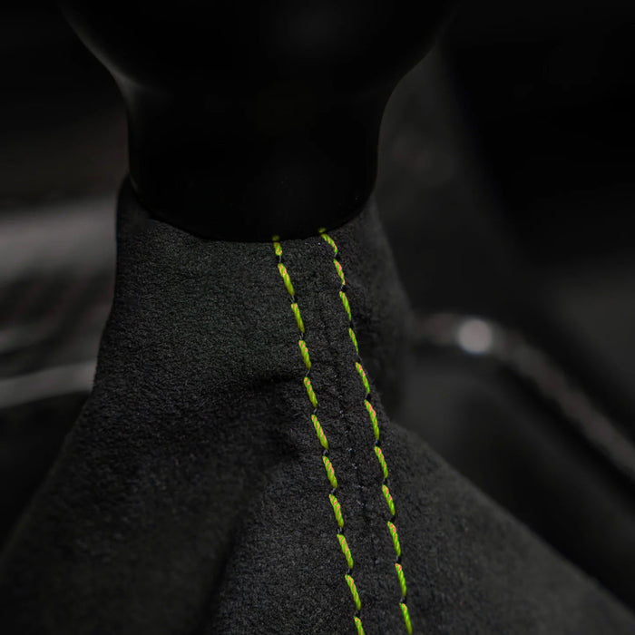 Billetworkz Alcantara Premium Shift Boot 2008 - 2014 WRX - BW - SBA - SUB - WRXGR - BLK - NYEL - Subimods.com