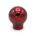Billetworkz Aluminum Shift Knob Fits Most Subaru BRZ / Toyota GR86 Models - Red w/ Black Splash - BW-KNB-BRZ2-NO-REDBS-SP - Subimods.com