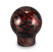 Billetworkz Automatic Shifter Black Smoke w/ Red Splash Fits Most Subaru CVT Models - BW-KNB-SUBAU-NO-BSRS-LB-PU2-WB-BLK - Subimods.com