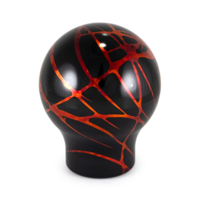 Billetworkz Automatic Shifter Black w/ Fire Splash Fits 19 - 24 Subaru Forester - BW-KNB-SUBAU-NO-BLKFS-LB-PU3-WB-BLK - Subimods.com