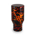 Billetworkz Automatic Shifter Black w/ Fire Splash Fits Most Subaru CVT Models - BW-KNB-SUBAU-NO-BLKFS-PI-PD-WB-BLK - Subimods.com