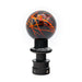 Billetworkz Automatic Shifter Black w/ Fire Splash Fits Most Subaru CVT Models - BW-KNB-SUBAU-NO-BLKFS-SP-PD-WB-BLK - Subimods.com