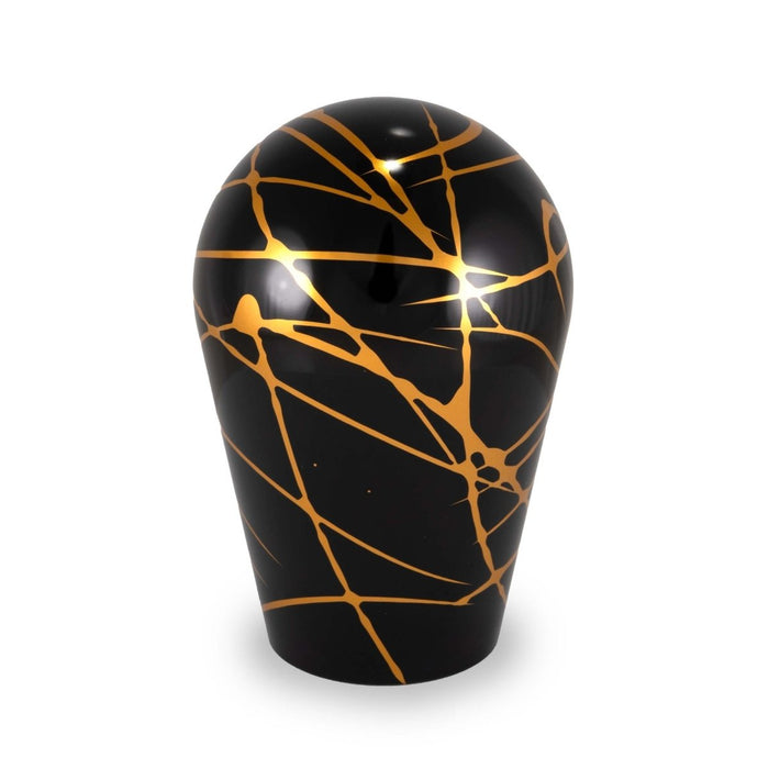 Billetworkz Automatic Shifter Black w/ Gold Splash Fits 19 - 24 Subaru Forester - BW-KNB-SUBAU-NO-BLKGS-TT-PU3-WB-BLK - Subimods.com