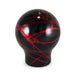 Billetworkz Automatic Shifter Black w/ Red Splash Fits Most Subaru CVT Models - BW-KNB-SUBAU-NO-BLKRS-LB-PU2-WB-BLK - Subimods.com