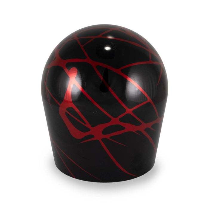 Billetworkz Automatic Shifter Black w/ Red Splash Fits Most Subaru CVT Models - BW-KNB-SUBAU-NO-BLKRS-ST-PU2-WB-BLK - Subimods.com
