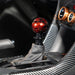 Billetworkz Automatic Shifter CVT Pull - Up Lockout Fits Most Subaru Models - Red Cosmic Space - BW-KNB-SUBAU-NO-RC-SP-PU2-WB-BLK - Subimods.com