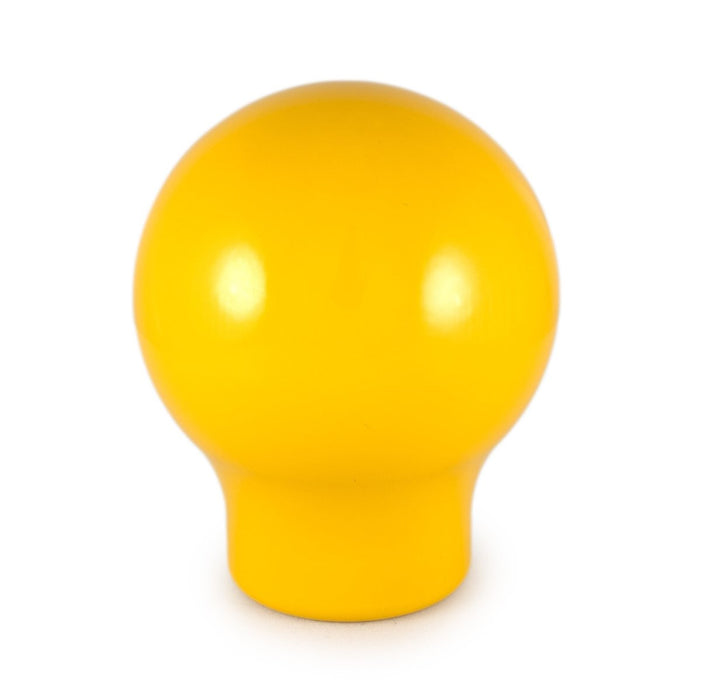Billetworkz Automatic Shifter Gloss Yellow Fits Most Subaru CVT Models - BW-KNB-SUBAU-NO-GYEL-LB-PU2-WB-BLK - Subimods.com