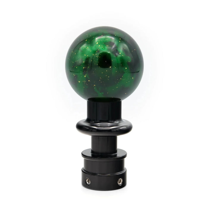 Billetworkz Automatic Shifter LHD Fits Most Subaru CVT Models - Green Cosmic Space - BW-KNB-SUBAU-NO-GC-SP-PD-WB-RED - Subimods.com