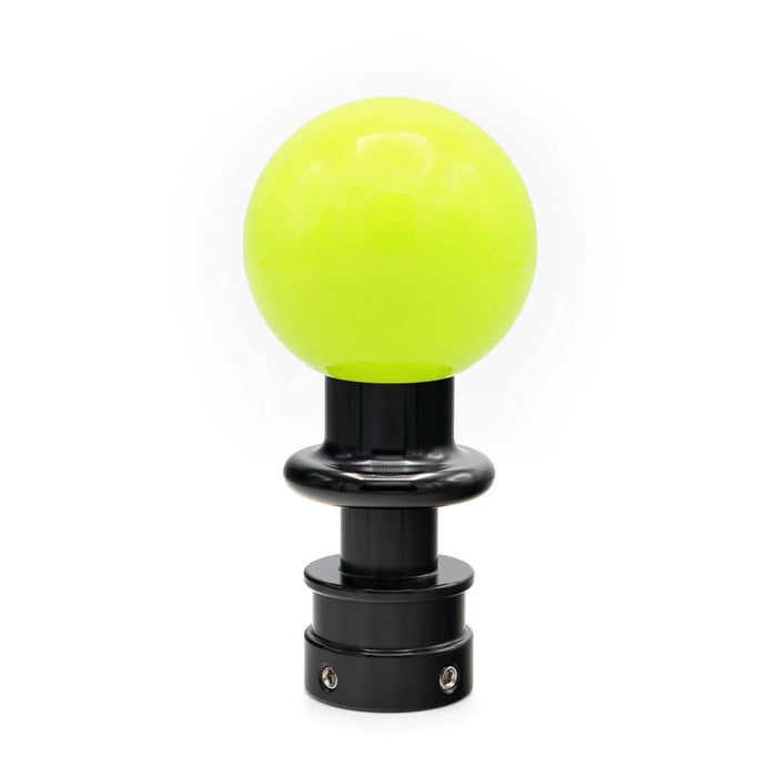 Billetworkz Automatic Shifter Neon Yellow Fits Most Subaru CVT Models - BW-KNB-SUBAU-NO-NYEL-SP-PU2-WB-BLK - Subimods.com