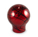 Billetworkz Automatic Shifter Push - Down Lockout Fits Most Subaru CVT Models - Red w/ Black Splash - BW-KNB-SUBAU-NO-REDBS-LB-PD-WB-RED - Subimods.com