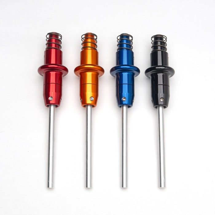 Billetworkz Automatic Shifter Push - Down Lockout Fits Most Subaru CVT Models - Titanium Brushed - BW-KNB-SUBAU-NO-TIB-SP-PD-WB-BLK - Subimods.com