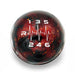 Billetworkz Cosmic Space 6 Speed Heartbeat Engraving Shift Knob 13 - 21 Subaru BRZ / FRS / 86 - BW-KNB-BRZ1-HB6L-RC-SP - Subimods.com