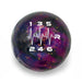 Billetworkz Cosmic Space 6 Speed Heartbeat Engraving Shift Knob Fits Most Subaru Models - BW-KNB-SUB6-HB6-PC-AP - Subimods.com