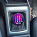 Billetworkz Cosmic Space 6 Speed Shift Knob 15 - 25 Subaru WRX - Japanese Engraving - Silver - BW-KNB-WRX6-WRX6J-PC-SP - Subimods.com