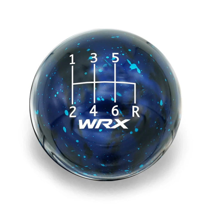 Billetworkz Cosmic Space 6 Speed Shift Knob 15 - 25 Subaru WRX - Standard Engraving - Silver - BW-KNB-WRX6-WRX6-BC-SP - Subimods.com