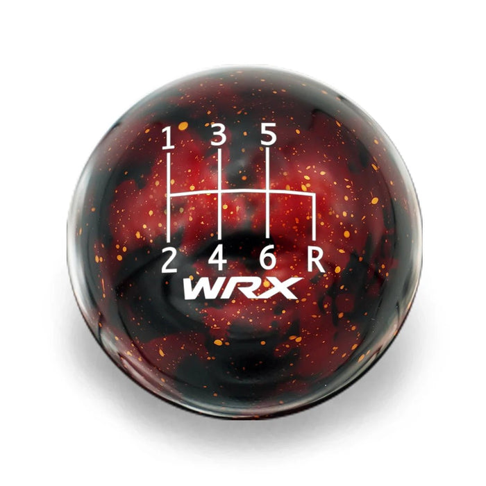 Billetworkz Cosmic Space 6 Speed Shift Knob 15 - 25 Subaru WRX - Standard Engraving - Silver - BW-KNB-WRX6-WRX6-RC-SP - Subimods.com