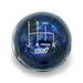 Billetworkz Cosmic Space 6 Speed Shift Knob STI Jail - Prison Engraving Subaru STI - BW-KNB-STI-STI6JL-BC-SP - Subimods.com