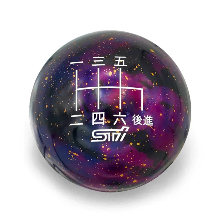 Billetworkz Cosmic Space 6 Speed Shift Knob STI Japanese Engraving Subaru STI - BW-KNB-STI-STI6J-PC-AP - Subimods.com