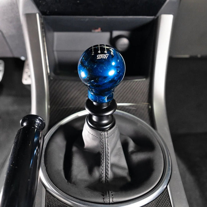 Billetworkz Cosmic Space 6 Speed Shift Knob STI Standard Engraving Subaru STI - BW-KNB-STI-STI6-BC-SP - Subimods.com