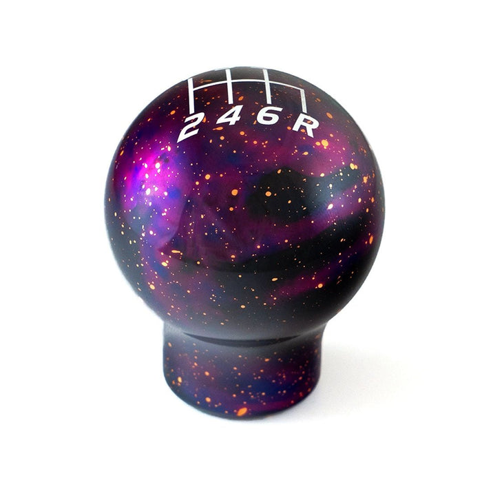 Billetworkz Cosmic Space 6 Speed Velocity Shift Knob Fits Most 15 - 25 Subaru WRX Models - BW-KNB-WRX6-VEL6-PC-SP - Subimods.com