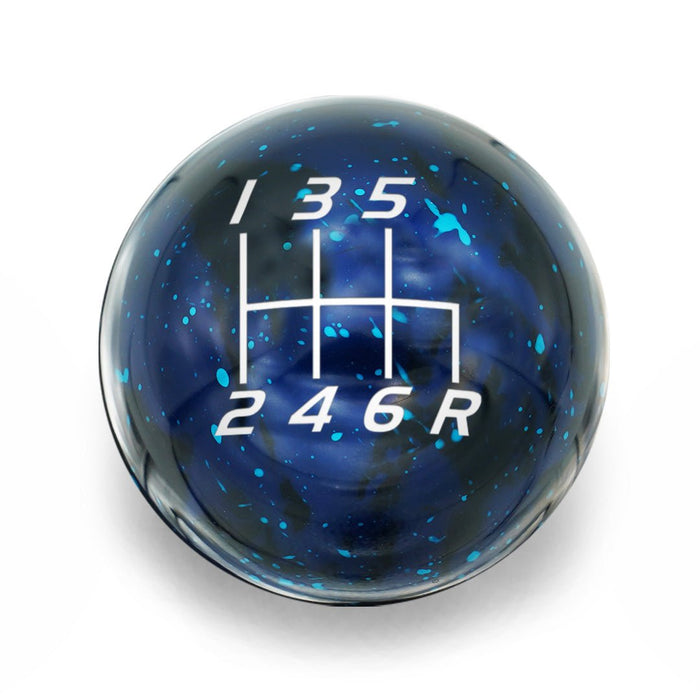 Billetworkz Cosmic Space 6 Speed Velocity Shift Knob Fits Most Subaru STI Models - BW-KNB-STI-VEL6-BC-SP - Subimods.com