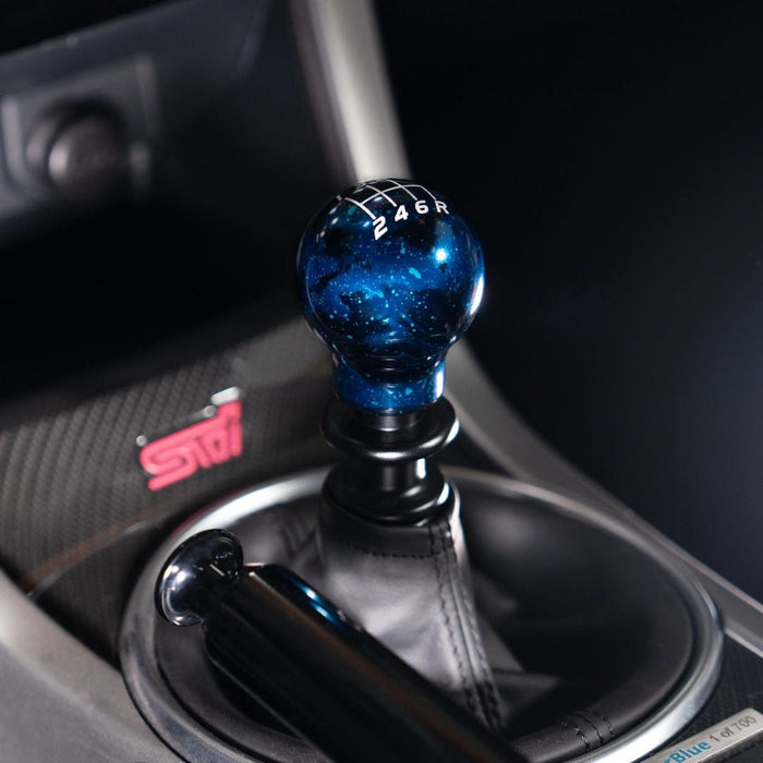 Billetworkz Cosmic Space 6 Speed Velocity Shift Knob Fits Most Subaru STI Models - BW-KNB-STI-VEL6-BC-SP - Subimods.com
